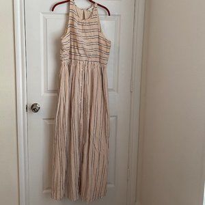 Linen-blend sundress